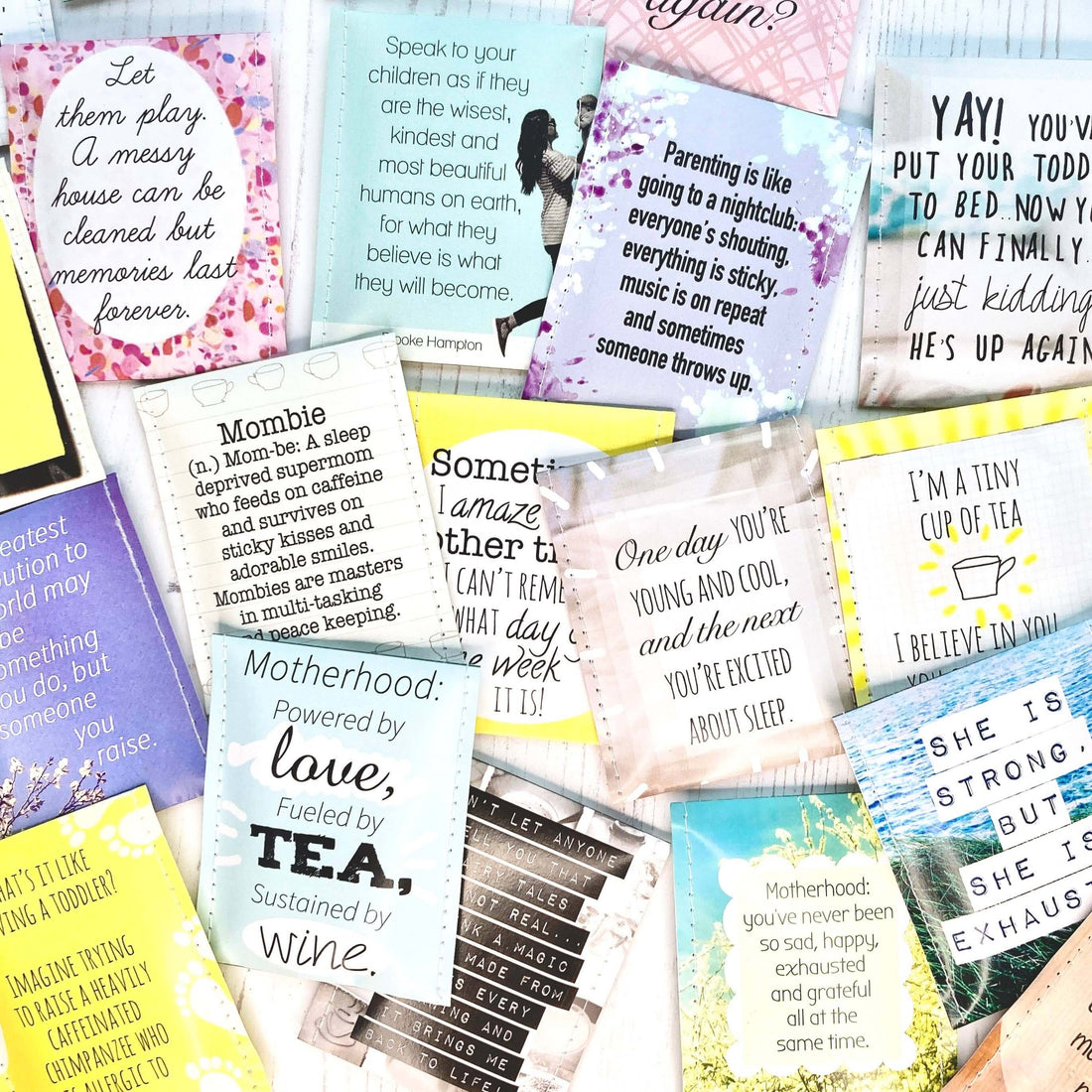 Victoria Mae Designs, tired mum tea, gift for mum, tea set for mom