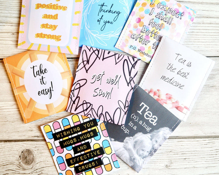 get well soon gift, get well soon sentiments, tea set, tea gift set, tea gift for adults, tea box for gifts