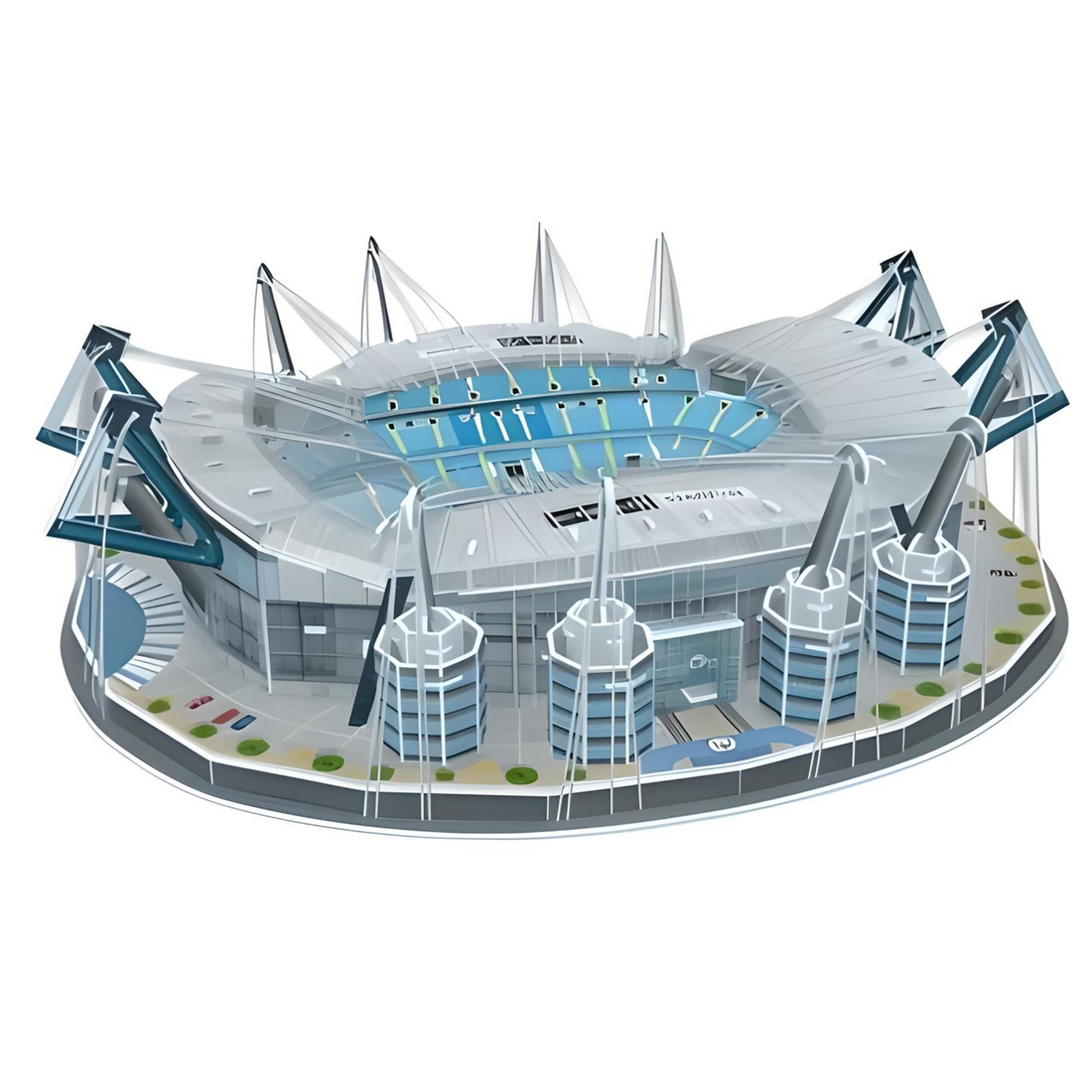 Manchester City Etihad 3D Stadium Puzzle - Everbond Gifts