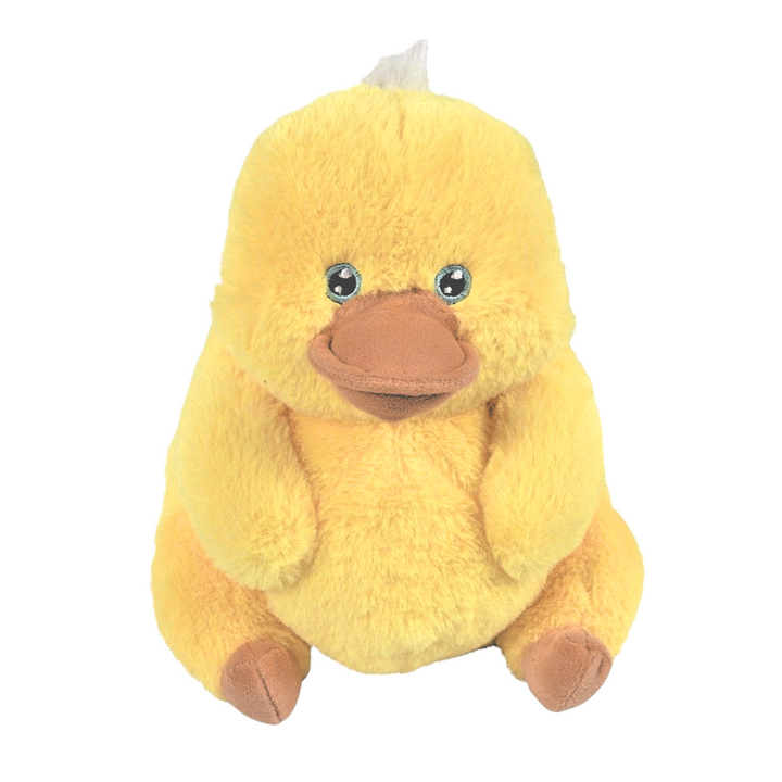 7" Tubby Tots Duck Plush – Soft Yellow Round Stuffed Animal Toy