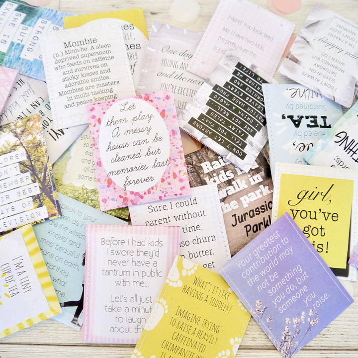 Victoria Mae Designs, tired mum tea, gift for mum, tea set for mom