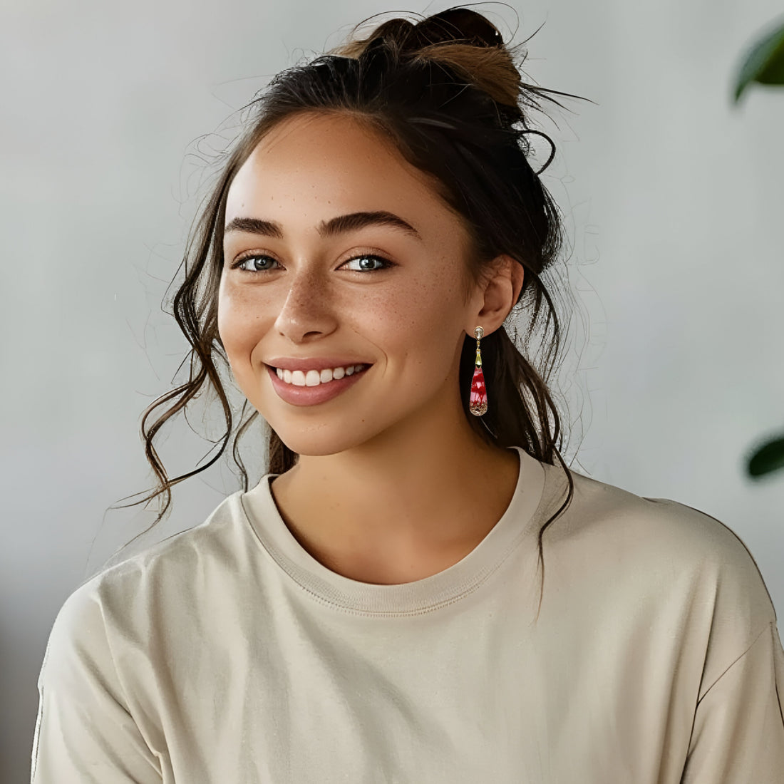 Floral Dream Teardrop Earrings