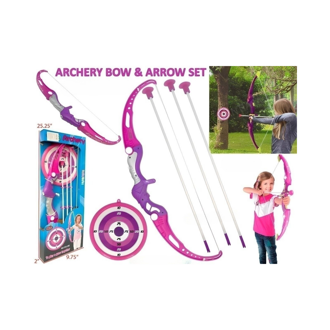 Archery Bow & Arrow Set