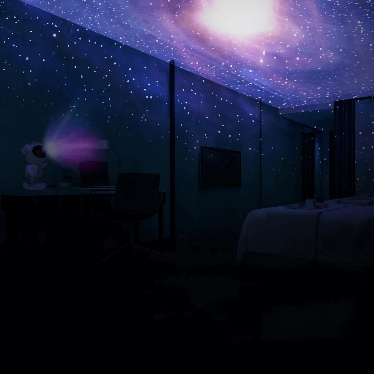 Astronaut Galaxy Projector – 17 Nebula Effects & Soundscapes – Everbond ...