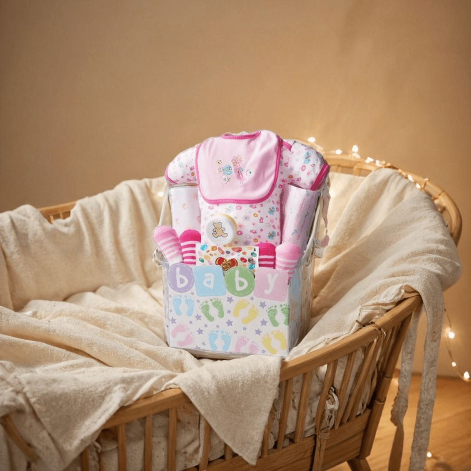 Baby Steps Gift Basket for Girls