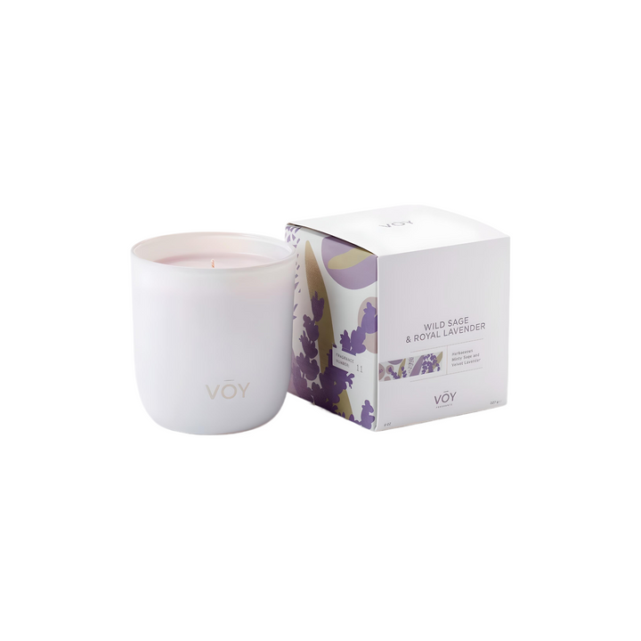 Wild Sage & Royal Lavender, 8oz. Scented Candle - Everbond Gifts