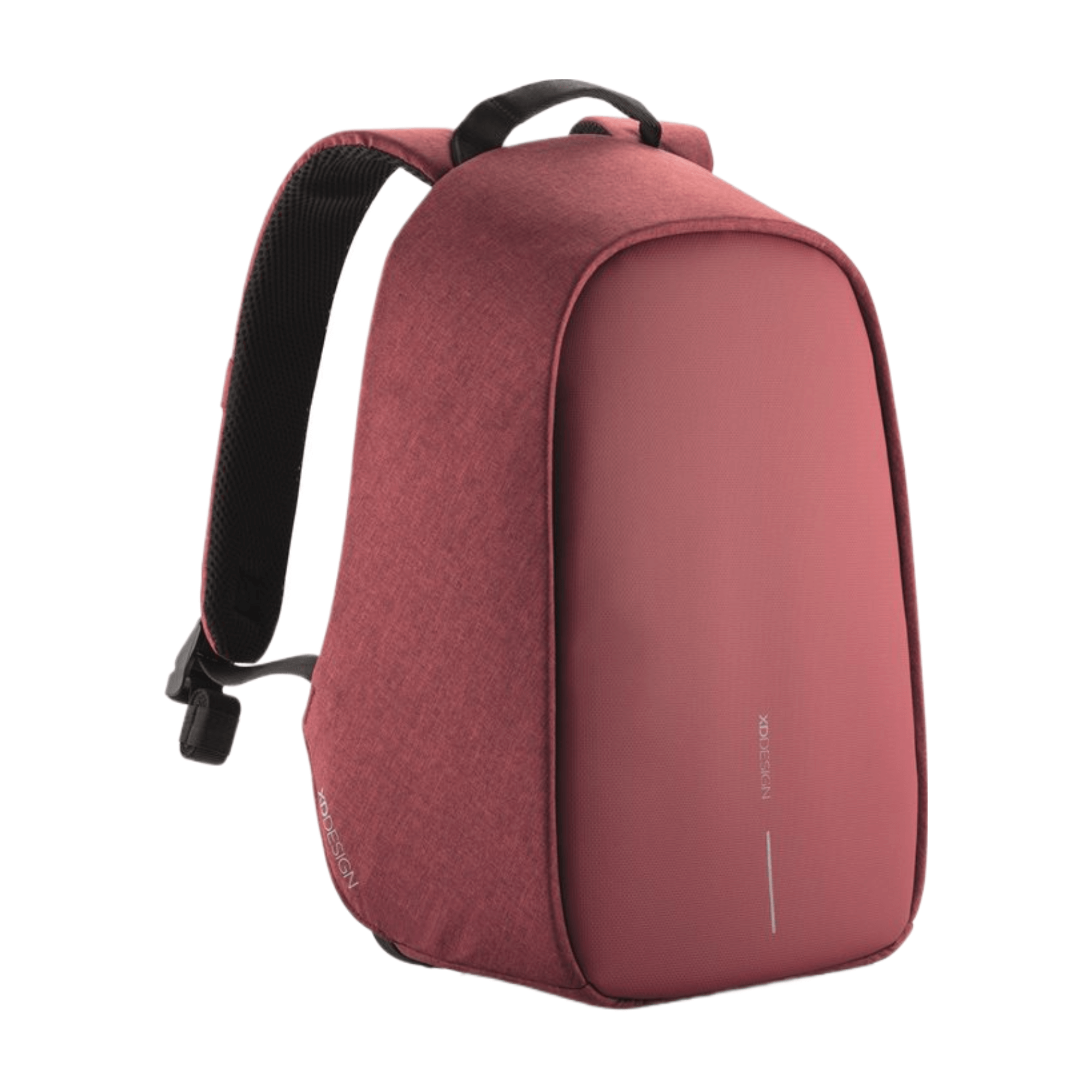 Bobby Hero Small Anti-Theft Backpack-Cherry Red