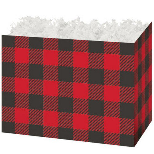 Buffalo Plaid Small Basket Box - Everbond Gifts