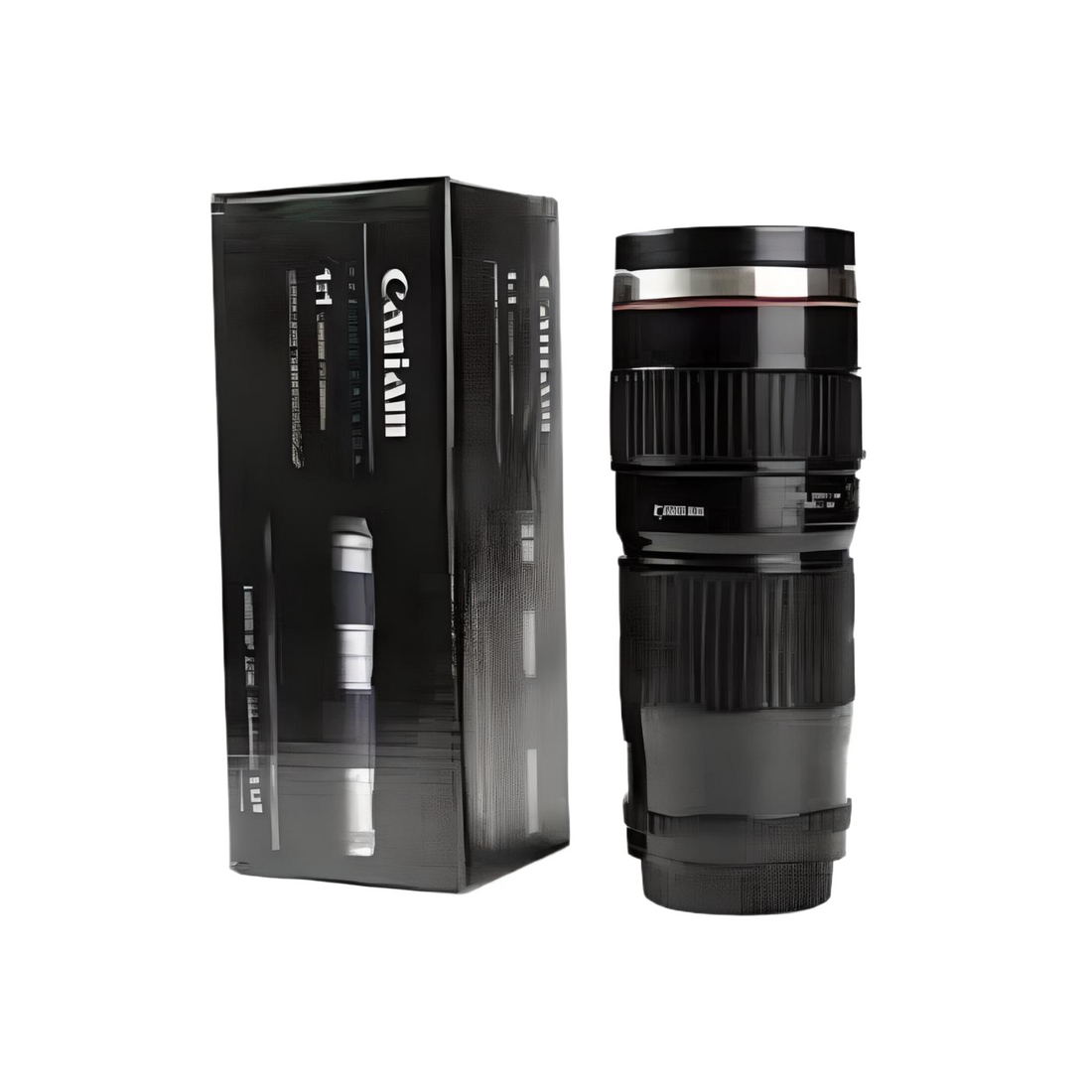 Camera Lens Mug Large Black - Everbond Gifts