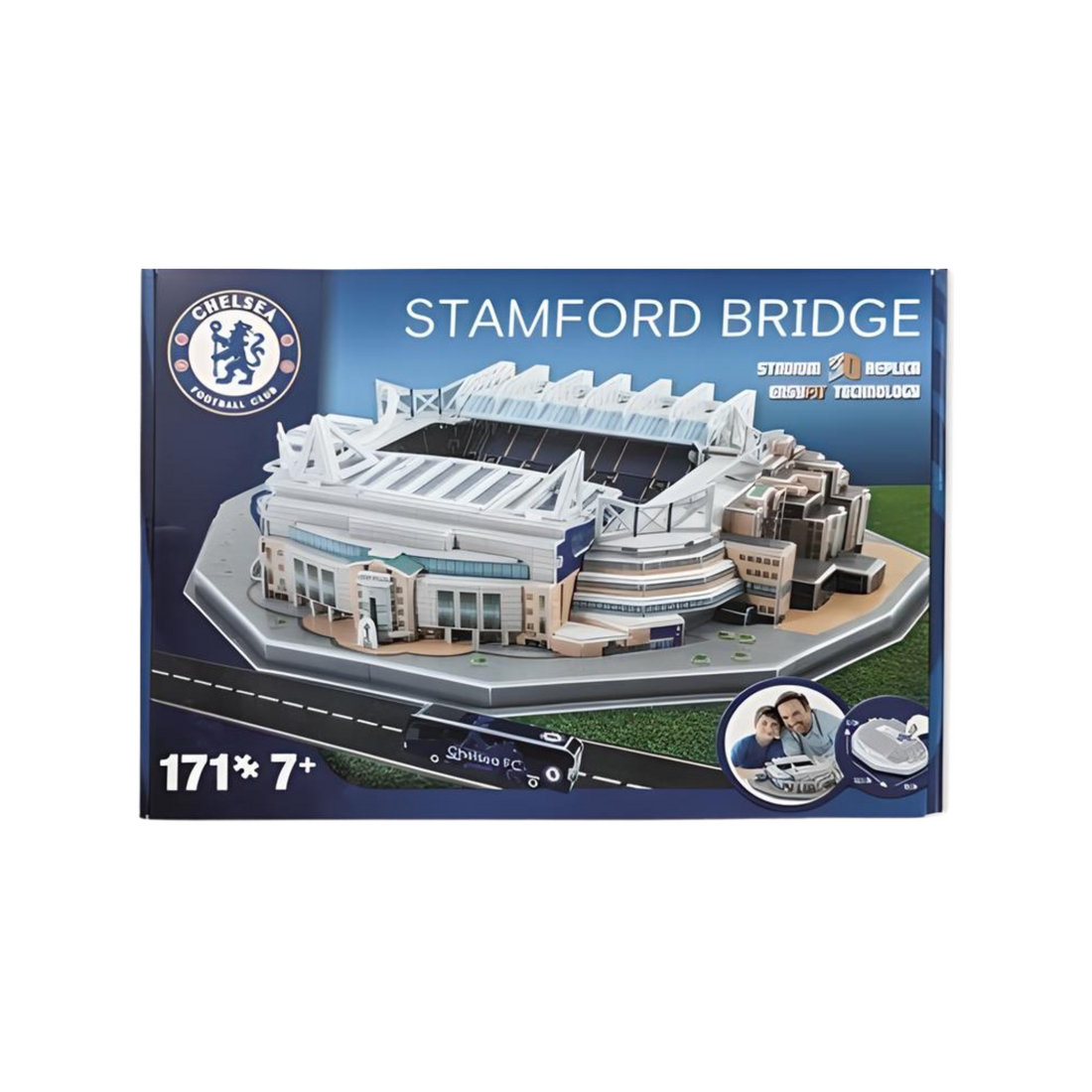 Chelsea Stamford Bridge 3D Stadium Puzzle - Everbond Gifts