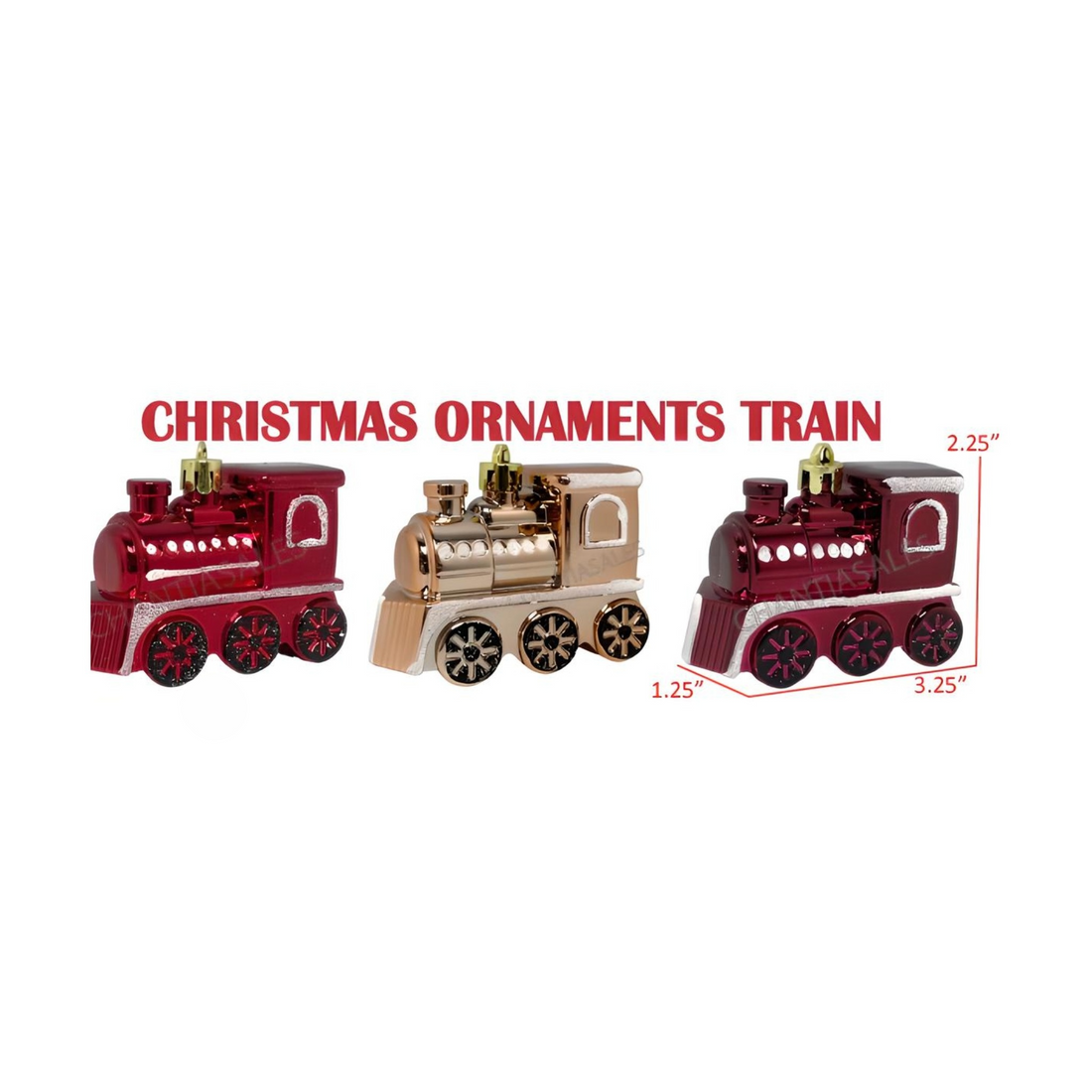 Christmas Ornaments Train