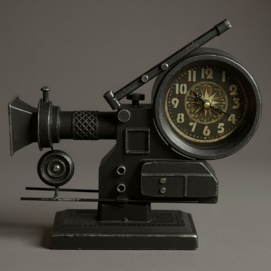 Classic Cinematograph Table Clock