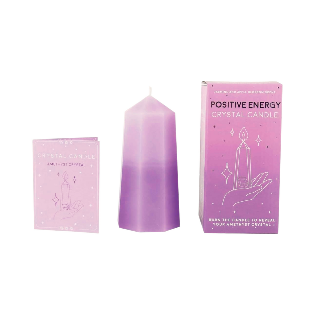 Crystal Candle - Positivity - Everbond Gifts