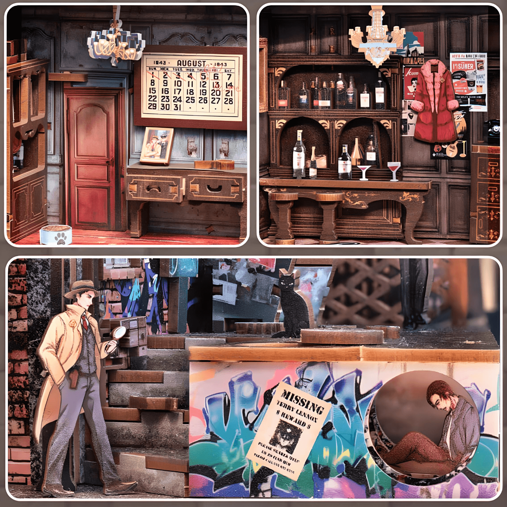 DIY Book Nook Kit - The Long Goodbye