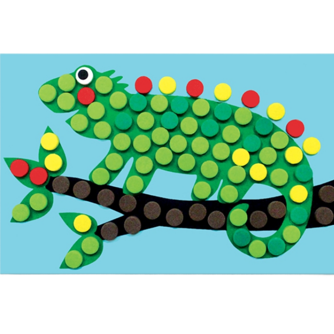 Krafty Kids DIY Foam Fun Craft Kit - Lizard - Everbond Gifts