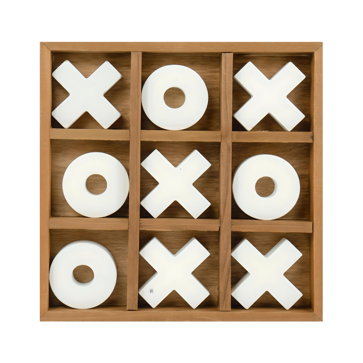 Deluxe Wooden Tic Tac Toe Game - Everbond Gifts