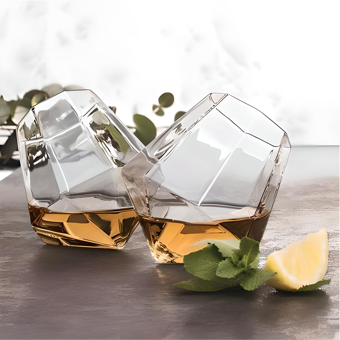 Diamond Glass (set of 2) - Everbond Gifts