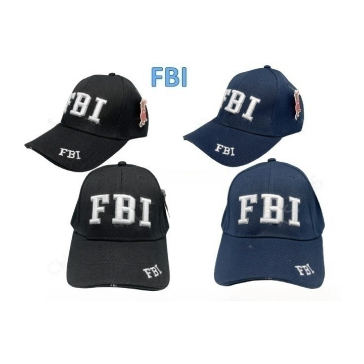 Embroidered Baseball Cap - FBI