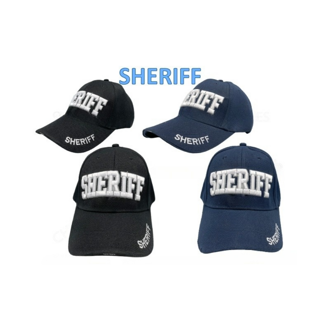 Embroidered Baseball Cap - Sheriff