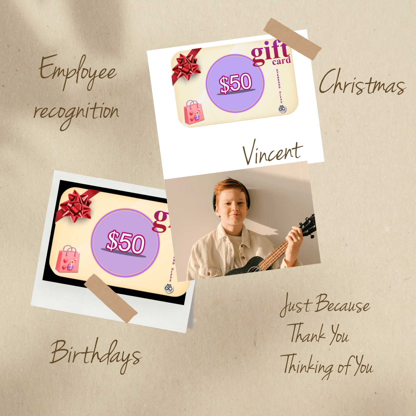 Everbond Gifts Digital Gift Card – $50