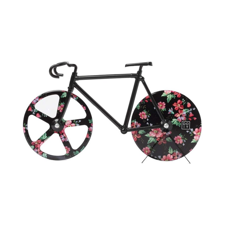 Fixie Pizza Cutter – Wild Rose Floral Bike Design