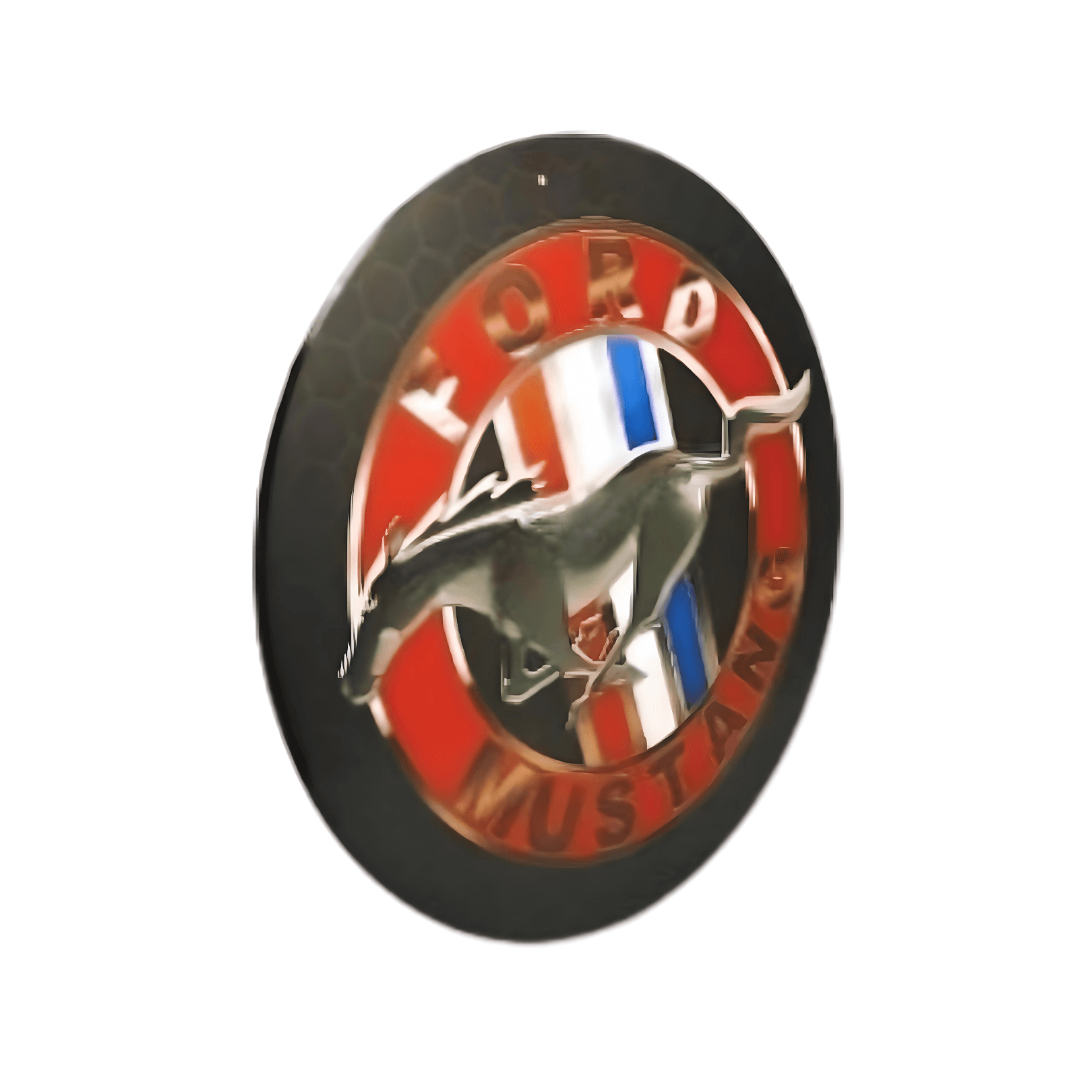 Ford Mustang Round Metal Sign
