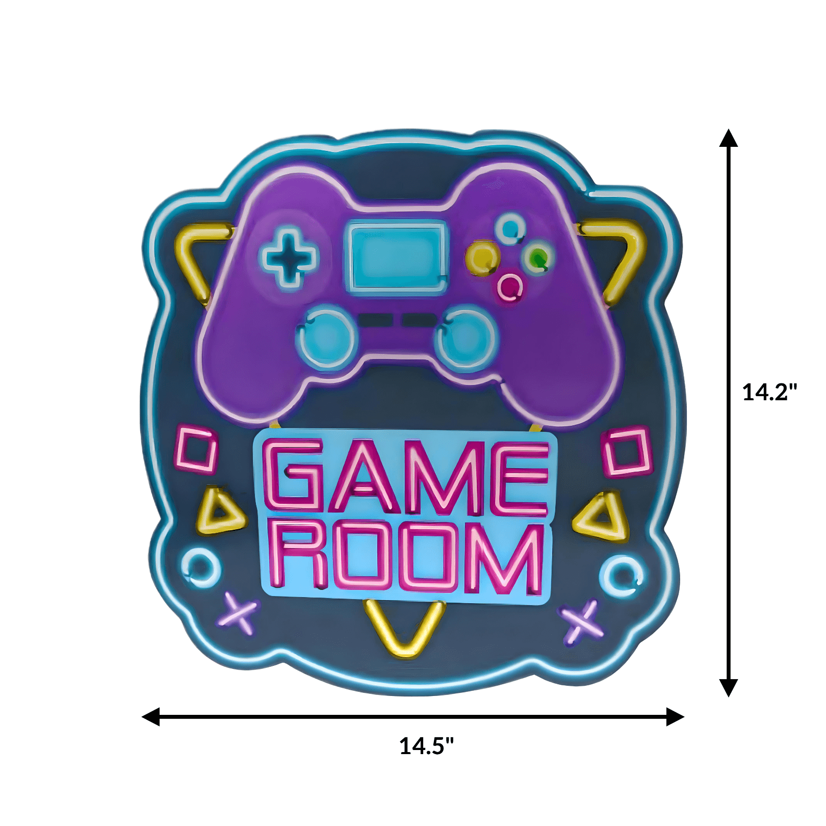Game Room Lenticular Wood Sign – 3D Effect Wall Decor