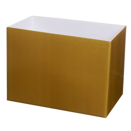 Gold Metallic Large Basket Box - Case of 6 - Everbond Gifts