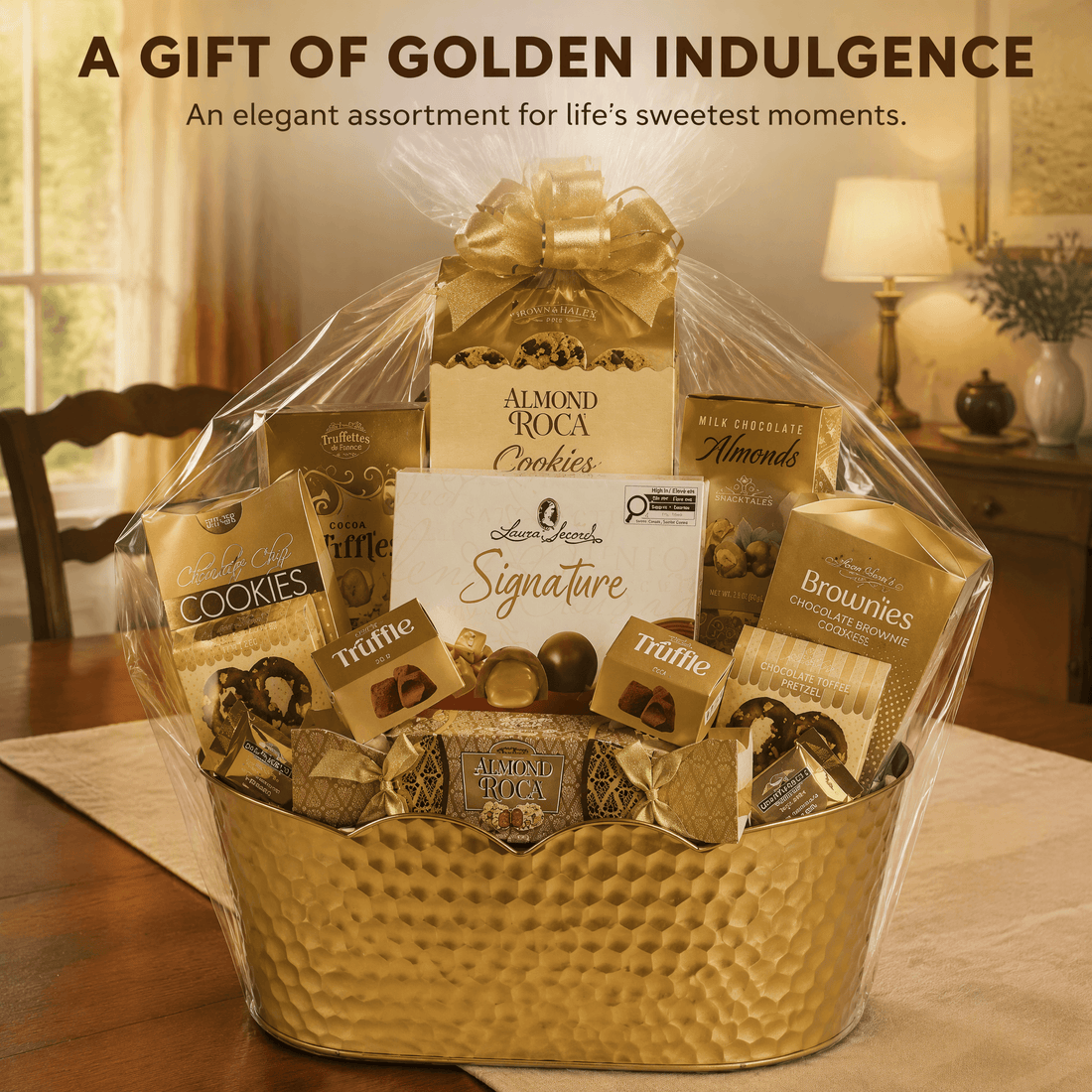 Geschenkkorb Earth & Gold Gourmet