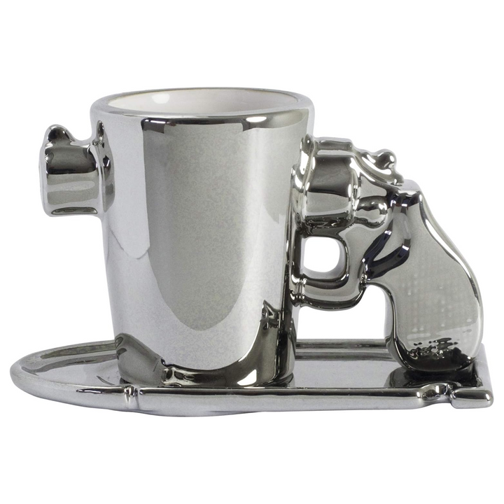 Gun Espresso Cup and Saucer