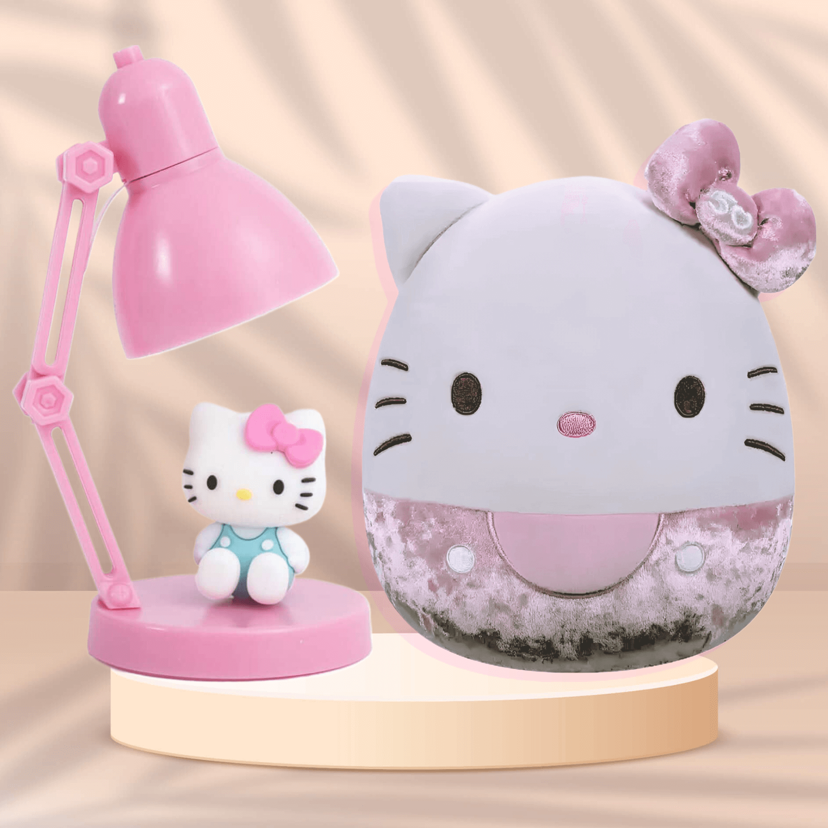 Hello Kitty Gift Set – Squishmallow + LED Mini Lamp Combo