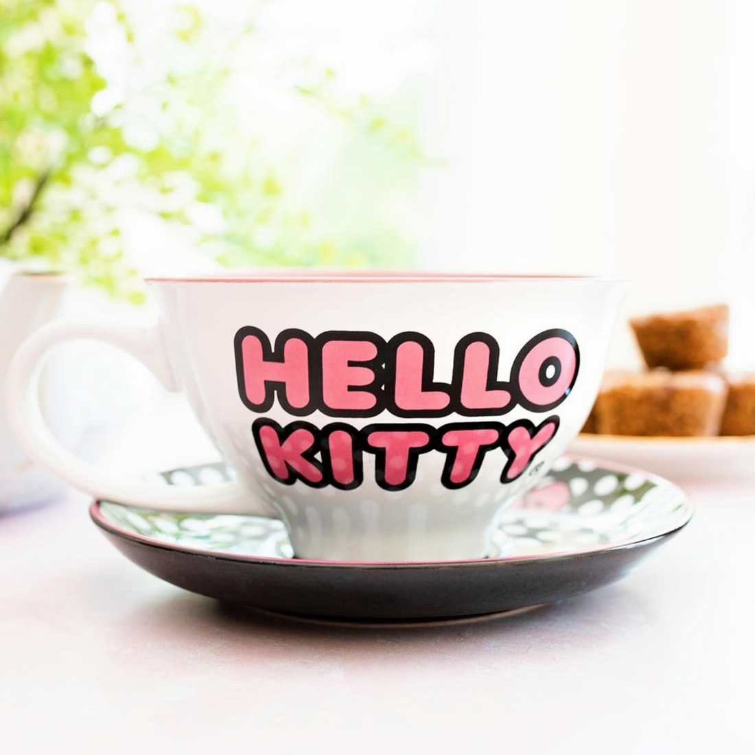 Hello Kitty Teacup & Saucer Set