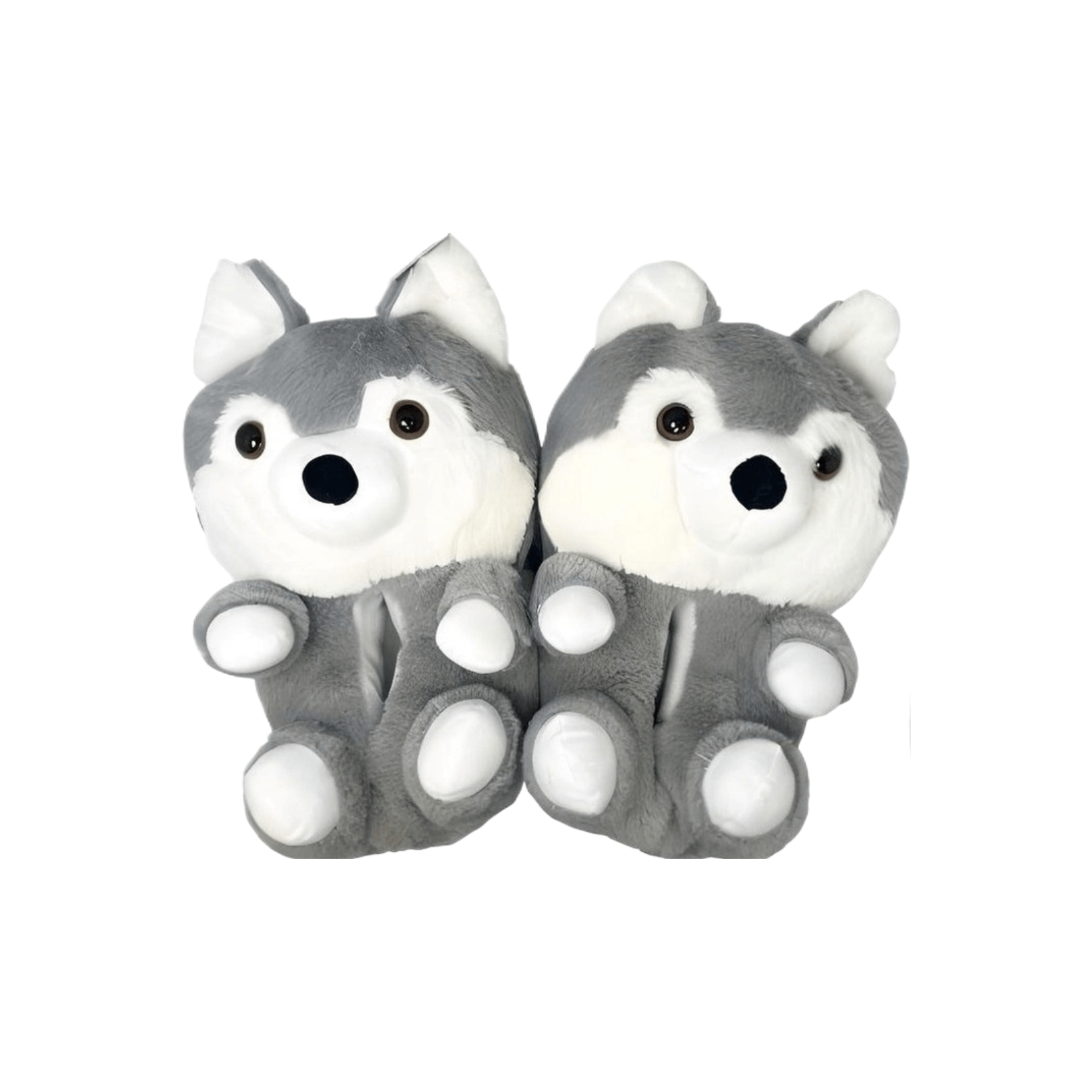 Husky Plush Slippers