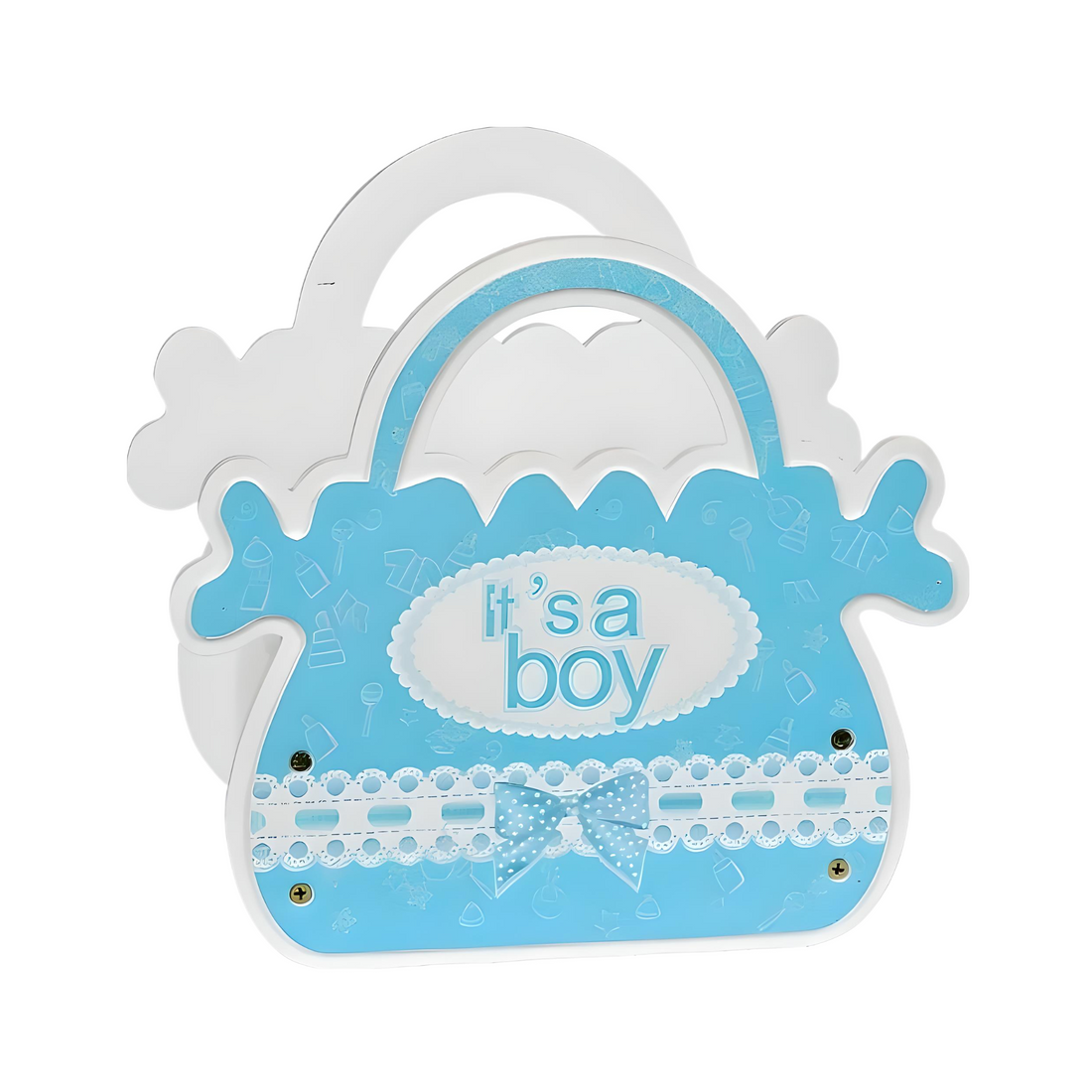 It's A Boy Wooden Basket - Everbond Gifts