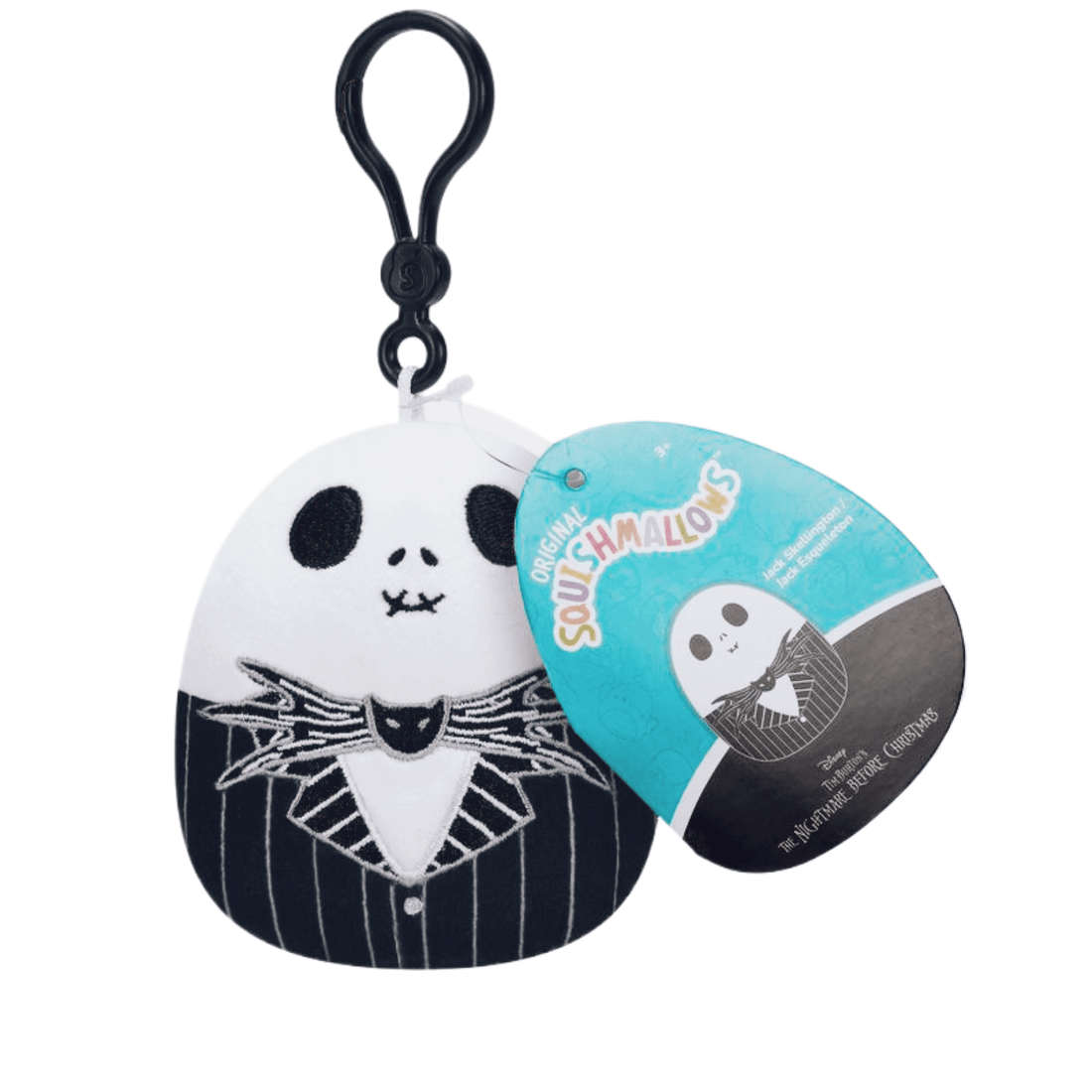 Jack Skellington Squishmallow Clip, Squishmallows, Disney quishmallows