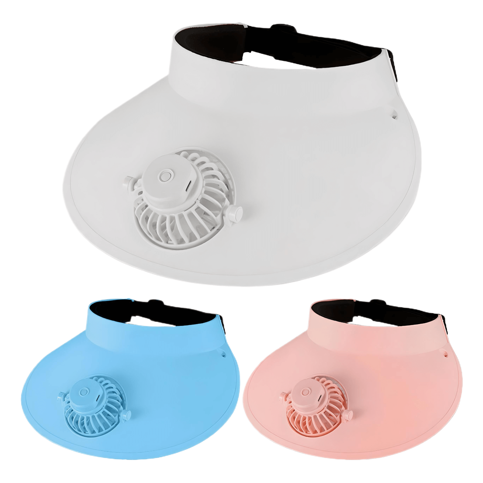 USB Charging Fan Visor Hat – Cooling Sun Protection Summer Hat