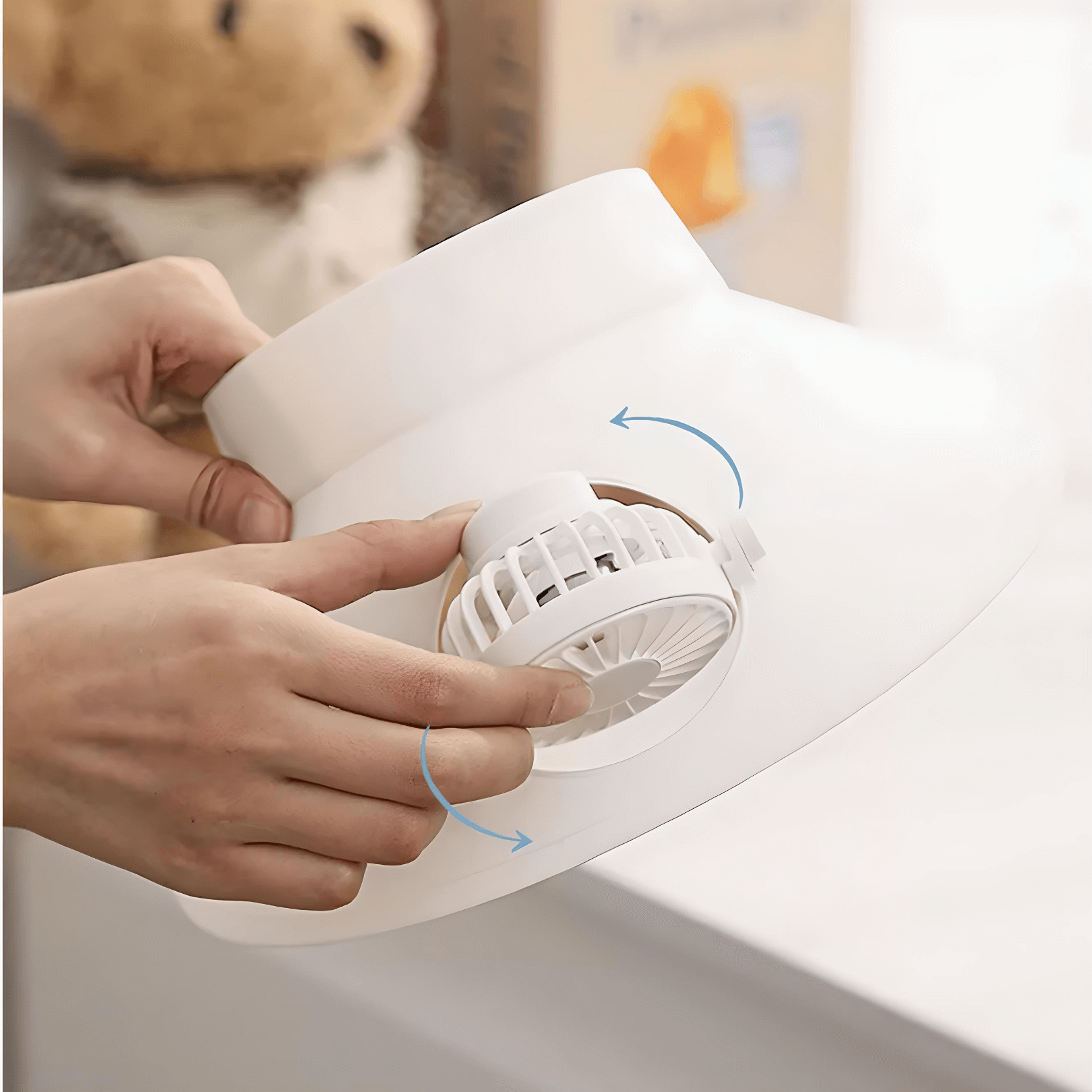 USB Charging Fan Visor Hat – Cooling Sun Protection Summer Hat