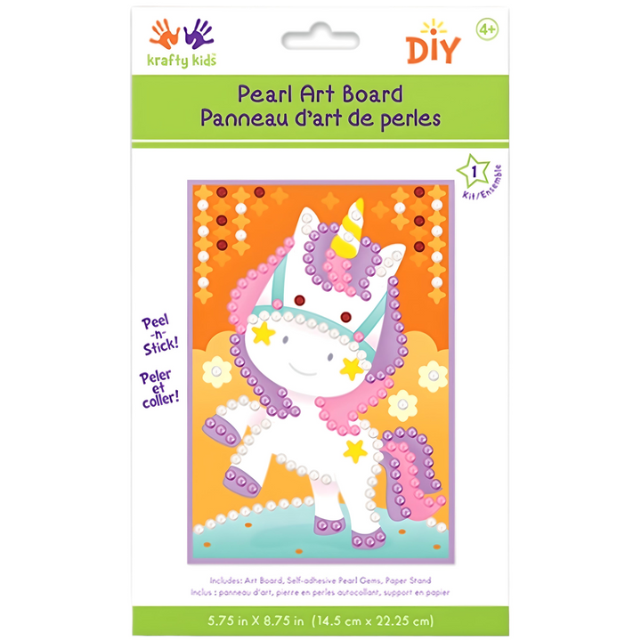 Krafty Kids DIY Self Stick Pearl Art Board - Everbond Gifts