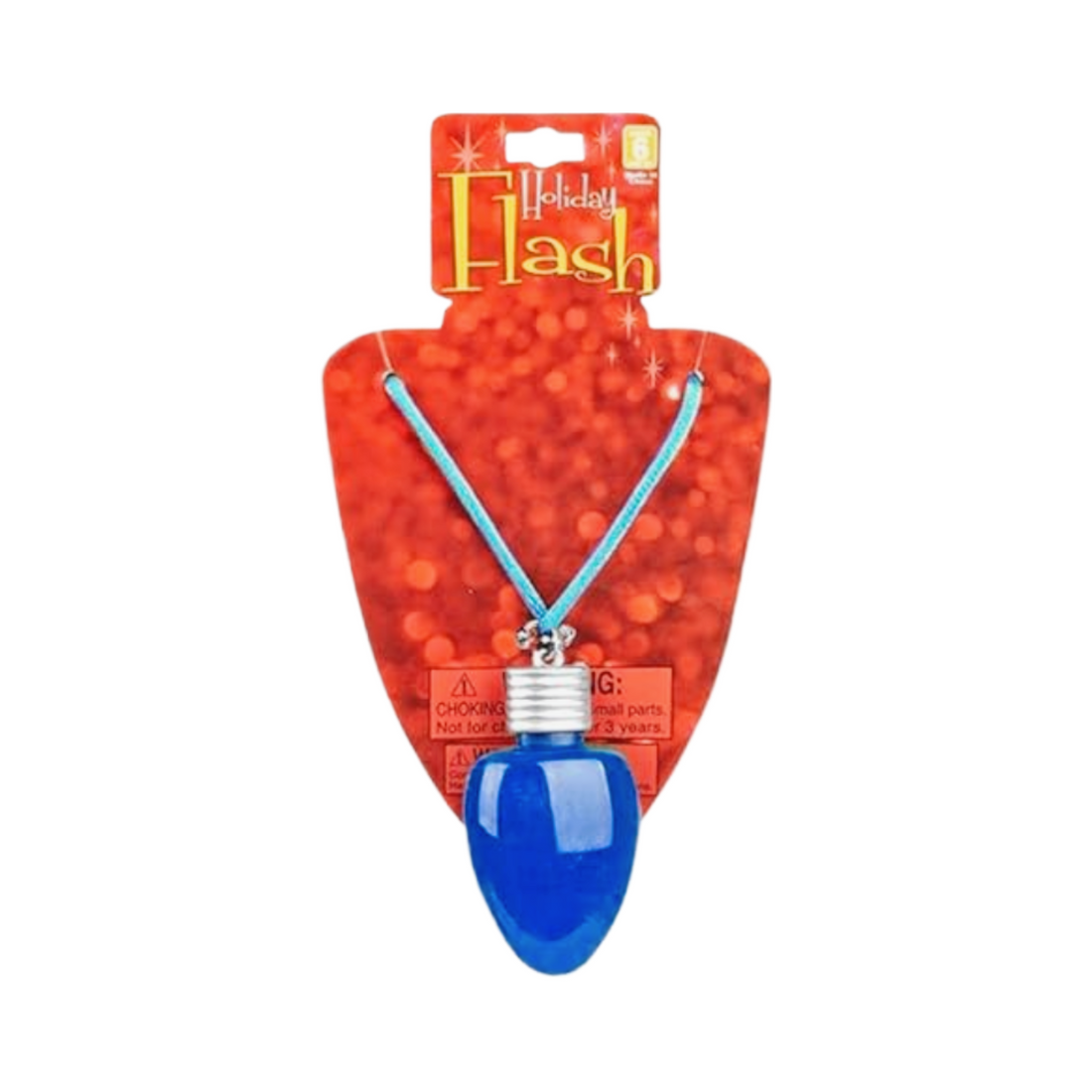 Light-Up Christmas Bulb Necklace - 28"