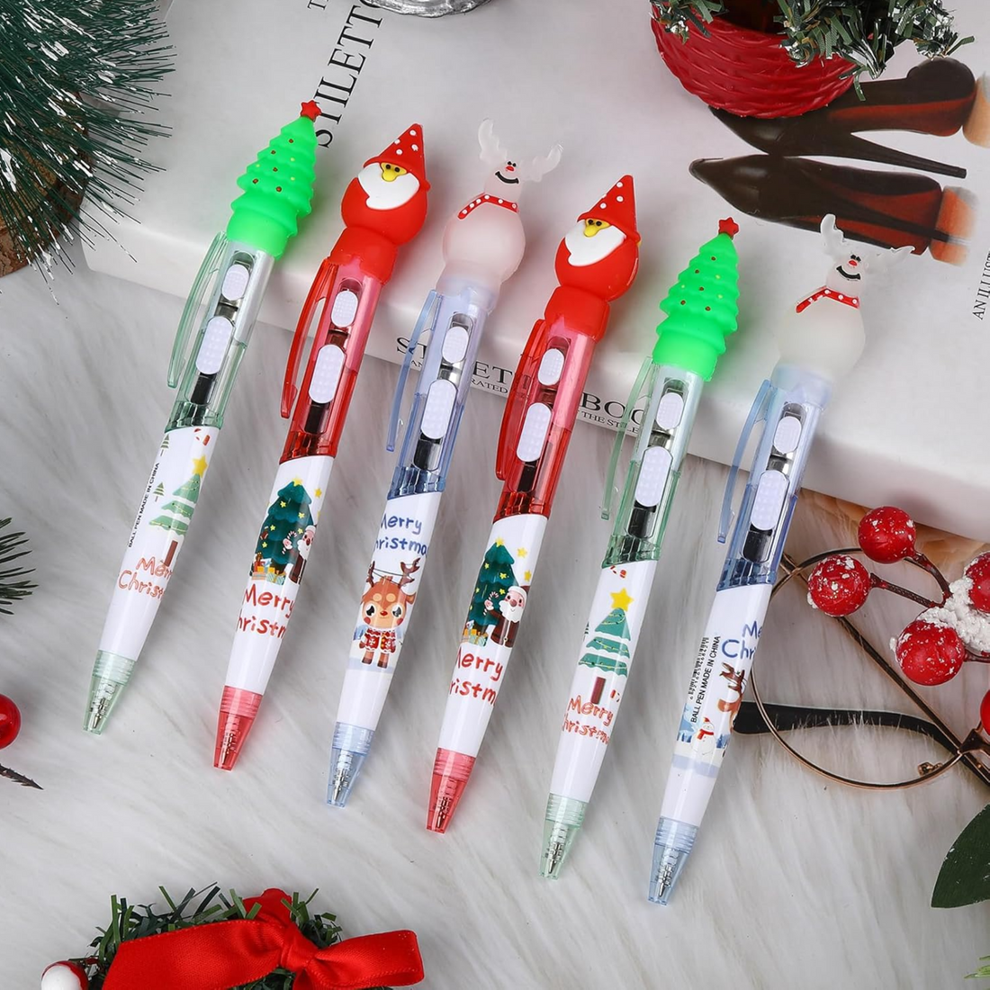 Light-Up Christmas Pens