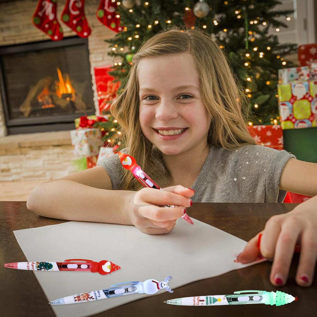 Light-Up Christmas Pens