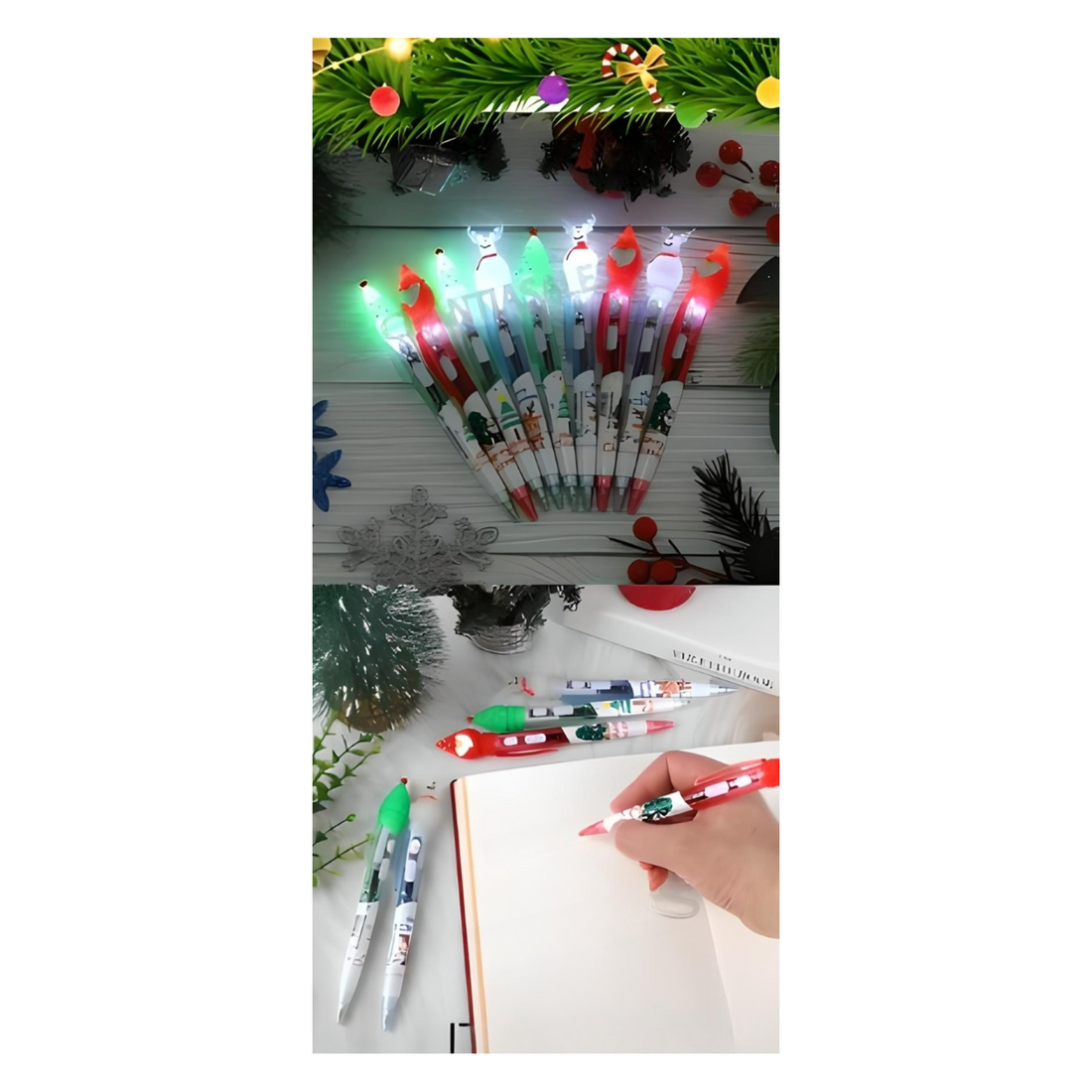 Light-Up Christmas Pens