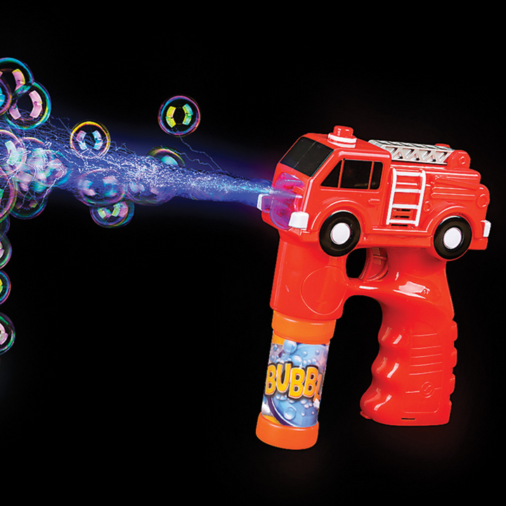 Light And Sound Fire Truck Bubble Blaster - 5"