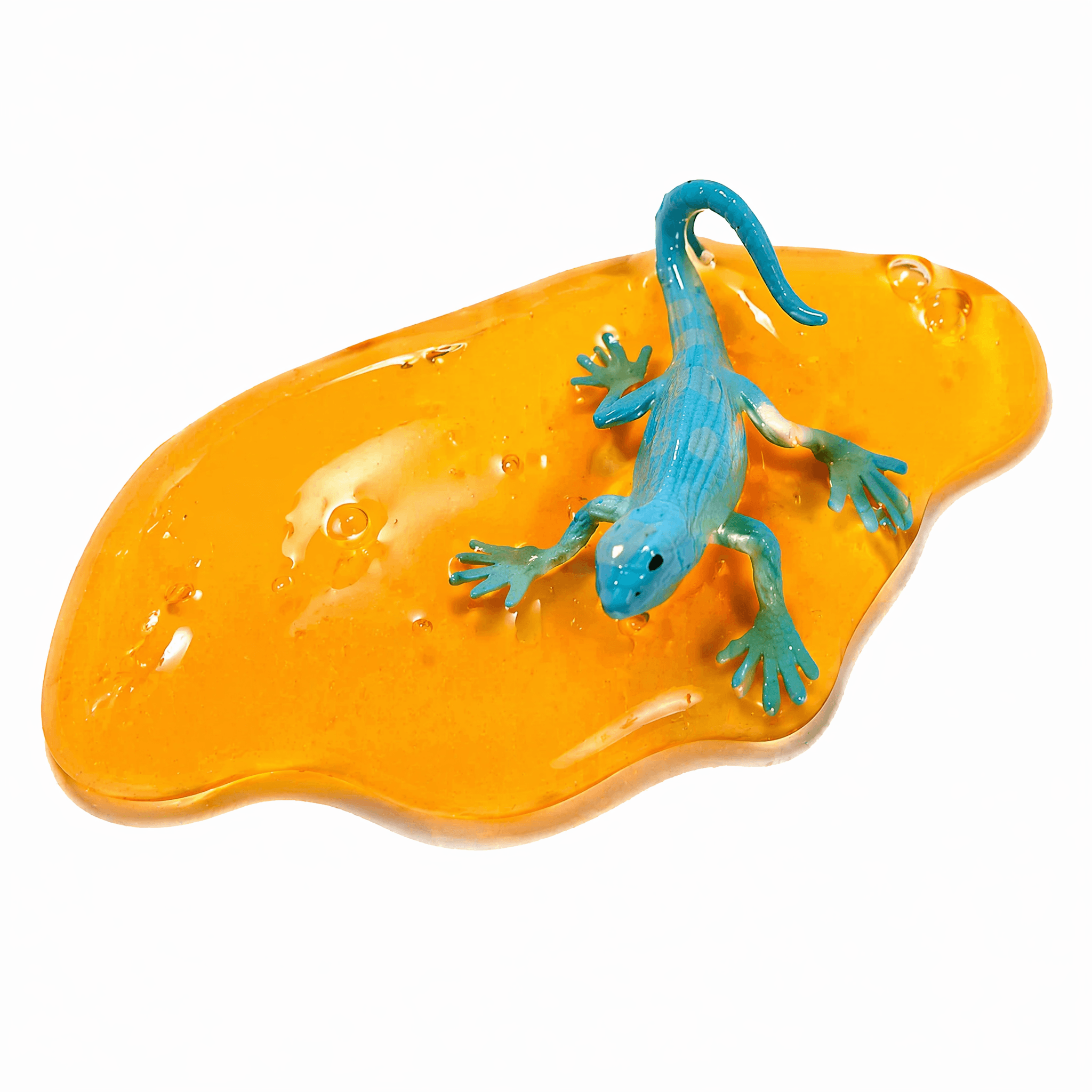 Lizard Slime in a Bottle – Magic Mud Sensory Slime Toy with Lizard Figure