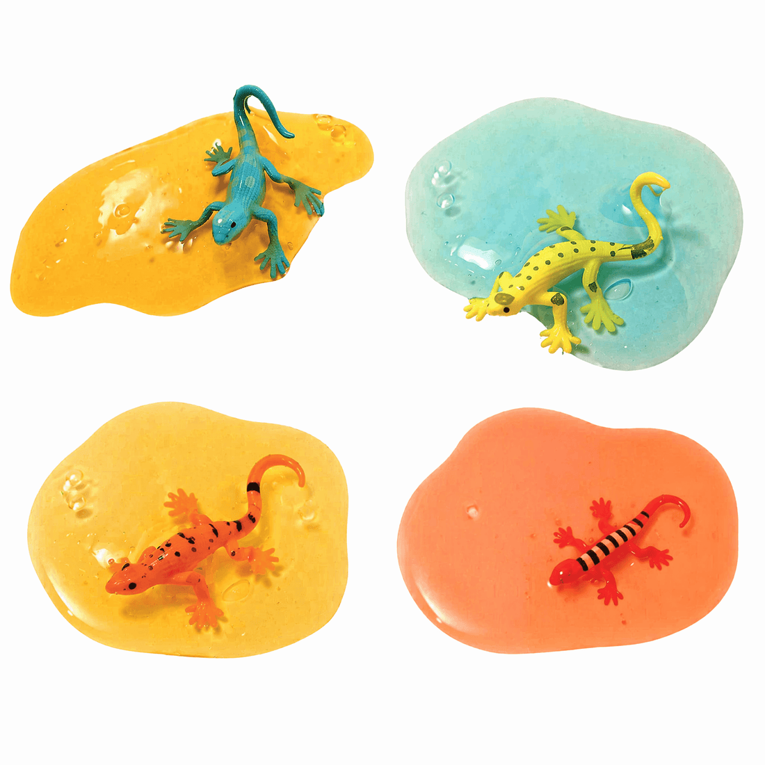 Lizard Slime in a Bottle – Magic Mud Sensory Slime Toy with Lizard Figure