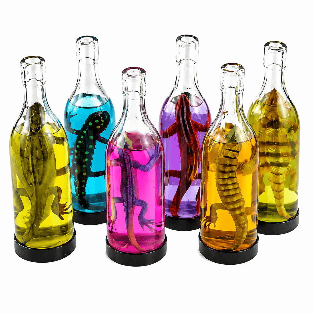 Lizard Slime in a Bottle – Magic Mud Sensory Slime Toy with Lizard Figure