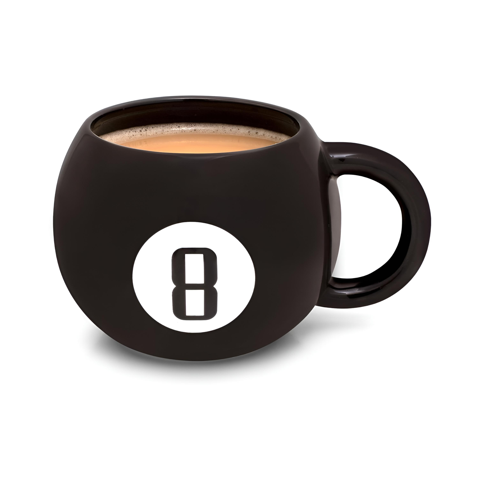 Magic 8 Ball Twat Mug featuring a playful design and 440ml capacity, perfect for humorous tea and coffee moments.