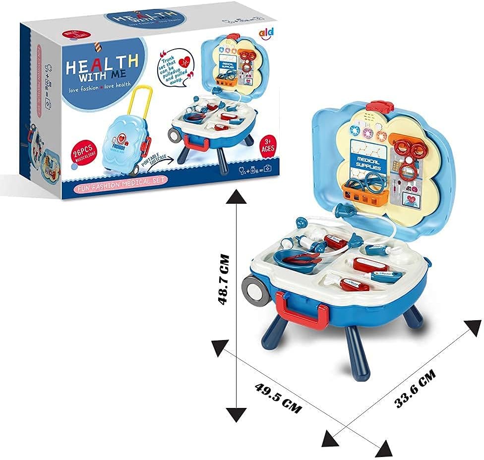 3 in 1 Medical Playset with Suitcase