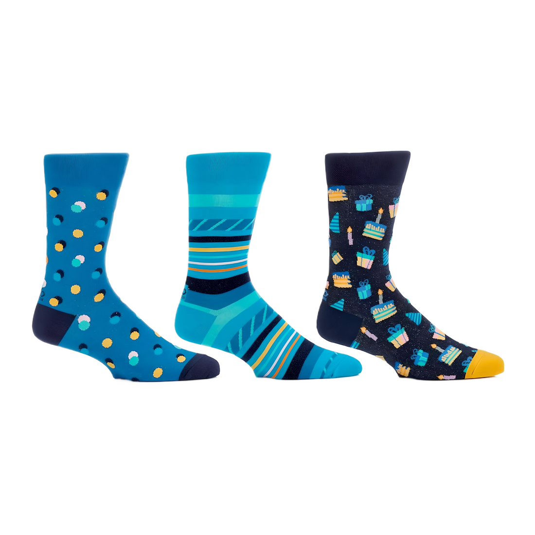 Men's Crew Sock, Birthday Set of 3 - Everbond Gifts