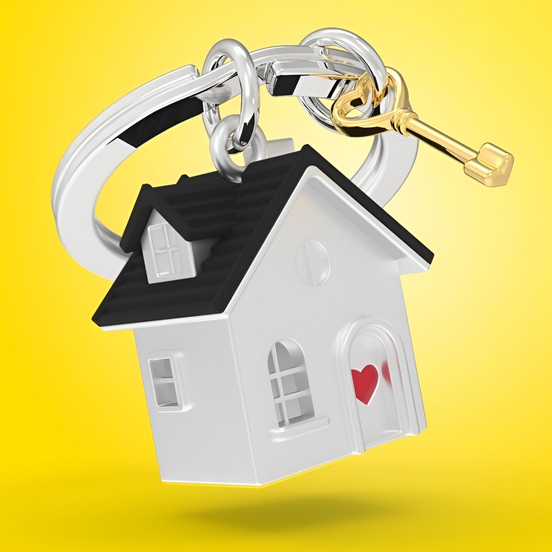 Metalmorphose House Metal Keyring